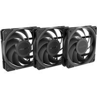 Alpenföhn JetStream ventilateurs de boîtier Noir, 3 pièces, 120 x 120 x 27 mm, PWM