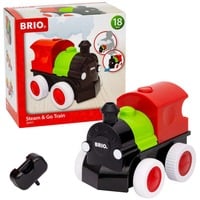 BRIO Train Push & Go avec vapeur, Jeu véhicule 