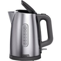 Braun WK 1500 GY bouilloire 1,7 L 2200 W Gris, Acier inoxydable Acier inoxydable/gris, 1,7 L, 2200 W, Gris, Acier inoxydable, Acier inoxydable, Indicateur de niveau d'eau, Sans fil