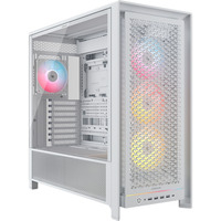 Corsair FRAME 5000D RS ARGB boîtier midi tower Blanc | 4x USB-A | 1x USB-C | RGB | Verre Trempé