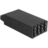 DeLOCK Cadre amovible Slim Bay pour 4 x M.2 NVMe SSD avec connexion Slim SAS SFF-8654, Cadrage 