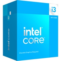 Intel® Core i3-14100F, 3,5 GHz (4,7 GHz Turbo Boost) socket 1700 processeur Raptor Lake-S", processeur en boîte