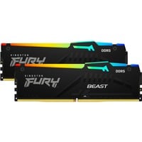 Kingston FURY Kit DDR5-5600 64 Go, Mémoire vive Noir, KF556C36BBEAK2-64, Beast RGB, EXPO