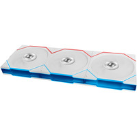 Lian Li UNI FAN TL FLEX ventilateurs de boîtier RGB  Blanc, 3 pièces, 120 x 124 x 28 mm, PWM