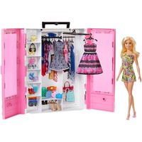 Mattel Barbie Fashionistas - La garde robe ultime, Meubles de poupées Mode, 3 an(s), Multicolore, Plastique