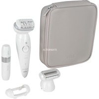 Procter & Gamble Silk-épil 9 9-341 épilateur 40 pince(s) Blanc, Appareil à épiler Blanc/Argent, Blanc, 40 pince(s), MicroGrip, Batterie, 100 - 240 V, 50 - 60 Hz