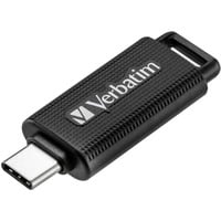 Verbatim Store 'n' Go lecteur USB flash 32 Go USB Type-C 3.2 Gen 1 (3.1 Gen 1) Noir, Clé USB Noir/gris, 32 Go, USB Type-C, 3.2 Gen 1 (3.1 Gen 1), Slide, 4 g, Noir