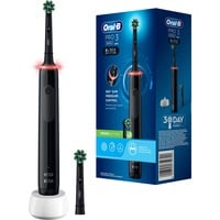 Braun Pro 3 Pro3 3000 Adulte Brosse à dents rotative oscillante Noir, Brosse a dents electrique Noir, Adulte, Brosse à dents rotative oscillante, Soin quotidien, Sensible, Blanchiment, Noir, 2 min, Noir