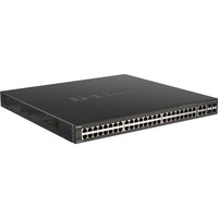 D-Link DGS-2000-52MP, Switch Géré, L2/L3, Gigabit Ethernet (10/100/1000), Connexion Ethernet, supportant l'alimentation via ce port (PoE), Grille de montage, 1U