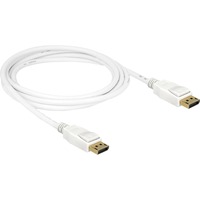 DeLOCK Câble DisplayPort 1.2 Mâle > DisplayPort Mâle 4K Blanc