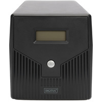 Digitus Onduleur interactif en ligne, 1000 VA/600 Watt, UPS Noir
