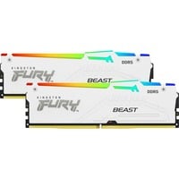 Kingston FURY 64 Go DDR5-5600 (2x 32 Go) mémoire vive Blanc, KF556C36BWEAK2-64, XMP 3.0, EXPO