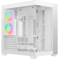 Ocypus Delta C74 ARGB boîtier midi tower Blanc | 2x USB-A | 1x USB-C | RGB | Verre trempé