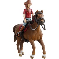 Schleich HORSE CLUB Hannah et Cayenne, Figurine Marron, 5 an(s), Multicolore