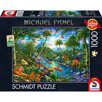Schmidt Spiele Michael Fishel : Paradis insulaire, Puzzle 