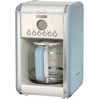 Ariete 1342/05 Semi-automatique Machine à café filtre, Machine à café à filtre Bleu clair/crème, Machine à café filtre, Café moulu, 1100 W, Bleu clair
