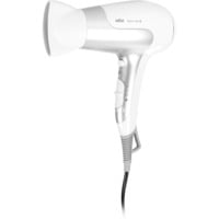 Braun HD580 sèche-cheveux 2500 W Argent, Blanc Blanc/Argent, Argent, Blanc, Monochromatique, Orifice de suspension, Boutons, Glissière, 2500 W, 1 pièce(s)