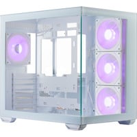 Cooler Master  boîtier midi tower Blanc | 2x USB-A | 1x USB-C | RGB | Window