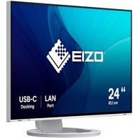 EIZO EV2495-WT 24.1" Moniteur Blanc, 1x DisplayPort, 1x HDMI, 2x USB-C, 3x USB-A, 1x RJ-45