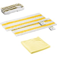 Kärcher Starter Tuchset 2.863-346.0, Couverture de l’essuie-glace Blanc/Jaune