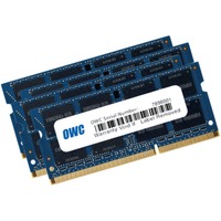OWC 4x 8GB, 1600MHz, DDR3L, PC12800 module de mémoire 32 Go 4 x 8 Go DDR3, Mémoire vive 1600MHz, DDR3L, PC12800, 32 Go, 4 x 8 Go, DDR3, 1600 MHz, 204-pin SO-DIMM, Bleu