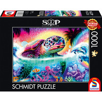 Schmidt Spiele Sheena Pike : Tortue néon, Puzzle 