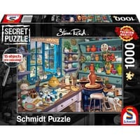 Schmidt Spiele Steve Read: Secret Puzzles - Atelier d'artiste 