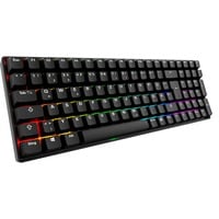 Sharkoon SKILLER SGK50 S2 PBT RGB clavier gaming mécanique Noir, Layout DE (QWERTZ), Gateron G Pro 3.0 Yellow, 96%