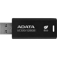 ADATA UC320 lecteur USB flash 128 Go USB Type-A 3.2 Gen 1 (3.1 Gen 1) Noir, Clé USB 128 Go, USB Type-A, 3.2 Gen 1 (3.1 Gen 1), Sans capuchon, 6,5 g, Noir