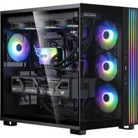 ALTERNATE Gaming-PC Window Edition • RTX 5090 • AMD Ryzen™ 7 9800X3D • 64 GB RAM, PC gaming Noir/transparent