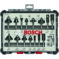 Bosch 2607017473 Jeu d'embouts 15 pièce(s), Fraise Jeu d'embouts, 3,5 cm, 15 pièce(s), 12,25,45,90°, DIN EN-847, Allemagne