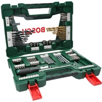 Bosch 2 607 017 195 foret Ensemble de forets 91 pièce(s), Perceuse, ensembles embouts Vert, Perceuse, Ensemble de forets, Métal, pierre, Bois, 1,8 kg, 91 pièce(s), Phillips, Cruciforme, Torx