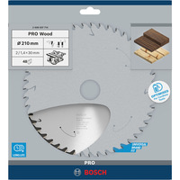Bosch 2 608 837 714 lame de scie circulaire 21 cm 1 pièce(s) Bois dur, Bois tendre, Bois, 21 cm, 3 cm, 1,2 mm, 7000 tr/min, 1,7 mm