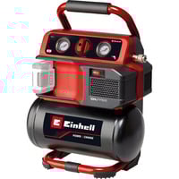 EINHELL Compresseur à batterie Power X-Change TE-AC 18/75 Li OF-Solo, 18 Volt Noir/Rouge