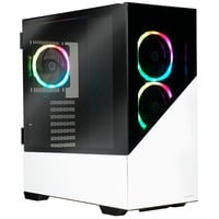 Enermax K 8 ARGB boîtier midi tower Blanc | 1x USB-A | 1x USB-C | RGB | Verre Trempé