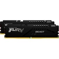 Kingston FURY 64 Go DDR5-6400 (2x 32 Go) mémoire vive Noir, KF564C32BBEK2-64, XMP 3.0, EXPO 1.1