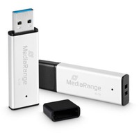 MediaRange High Performance 16 GB, Clé USB Argent/Noir