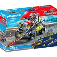 PLAYMOBIL City Action - Quad transformable de bandit, Jouets de construction 71147