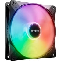be quiet! Light Wings LX PWM ventilateur de boîtier RGB  Noir, 140 x 140 x 25 mm, Ventilateur, 14 cm, 1200 tr/min, 95 m³/h, Noir