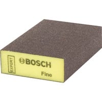 Bosch 2 608 901 170 Bloc de ponçage manuel Grain fin, Éponge de broyage Jaune, Grain fin, Bloc de ponçage, Marron, Jaune, Bois, Décapant, 69 mm