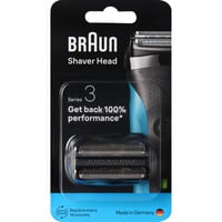 Braun Series 3 Kombipack 21 B neu Tête de rasage Noir, Tête de rasage, 1 tête(s), Noir, Acier inoxydable, 18 mois, Braun, Series 3 21 B