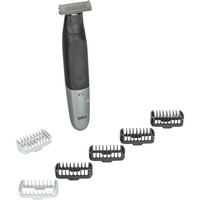 Braun XT5200 Noir, Argent Hybrides nickel-métal (NiMH), Tondeuse à barbe Noir/Argent, Noir, Argent, Rectangle, 1 mm, 5 mm, Barbe, Visage, Batterie