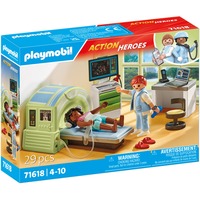 PLAYMOBIL Action Heroes - IRM avec patient, Jouets de construction 71618