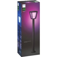 Philips Hue White & Color Ambiance Econic Applique extérieure pour chemin, Lumière LED Noir