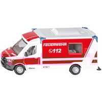 SIKU Mercedes-Benz Sprinter Miesen Type C Ambulance Modèle d’ambulance Pré-assemblé 1:50, Modèle réduit de voiture Rouge/Blanc, Modèle d’ambulance, Pré-assemblé, 1:50, Mercedes-Benz Sprinter, Unisexe, Métal, Plastique