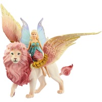 Schleich BAYALA Elfe à dos de lion ailé, Figurine 5 an(s), Multicolore