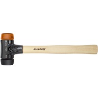 Wiha Marteau de sécurité Schonhammer, moyen-doux / dur Noir/bois
