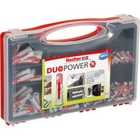 fischer RED BOX DUOPOWER, Cheville Gris clair/Rouge