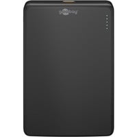 goobay Powerbank magnétique sans fil de 5 000 mAh Noir, 1x USB-C + Chargement sans fil, Power Delivery