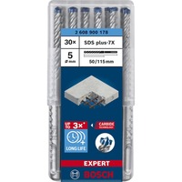 Bosch Expert Foret SDS plus-7X, Perceuse Marteau perforateur, Hammer drill bit, 5 mm, 115 mm, Béton, pierre, 5 cm